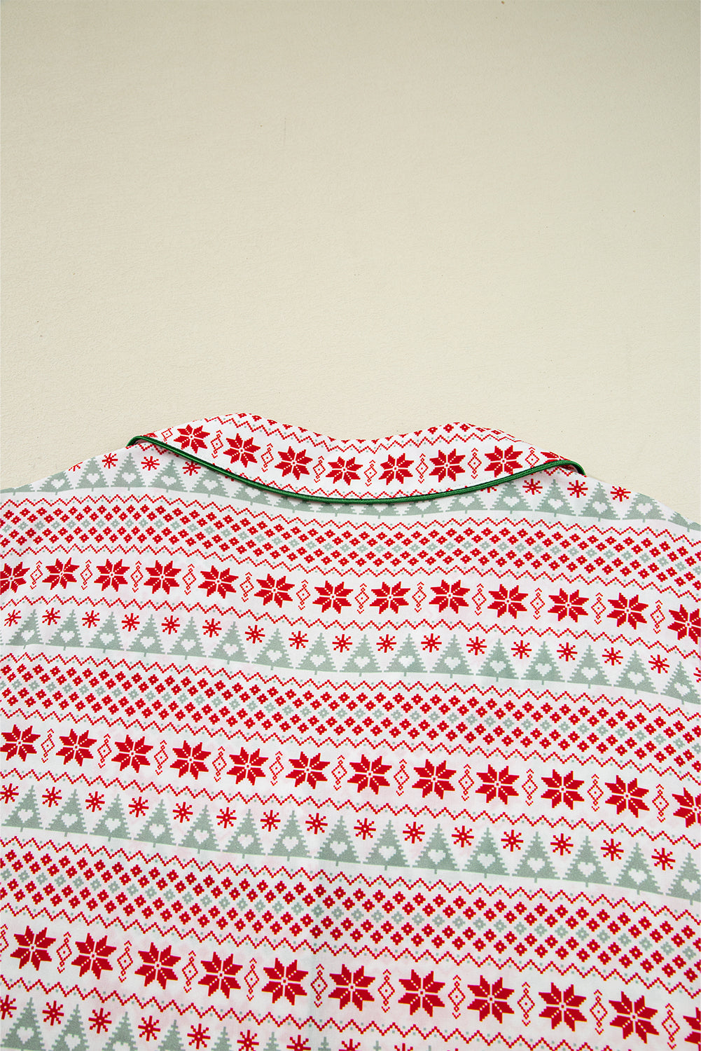 Christmas Print Shirt Pyjama Set - eAura
