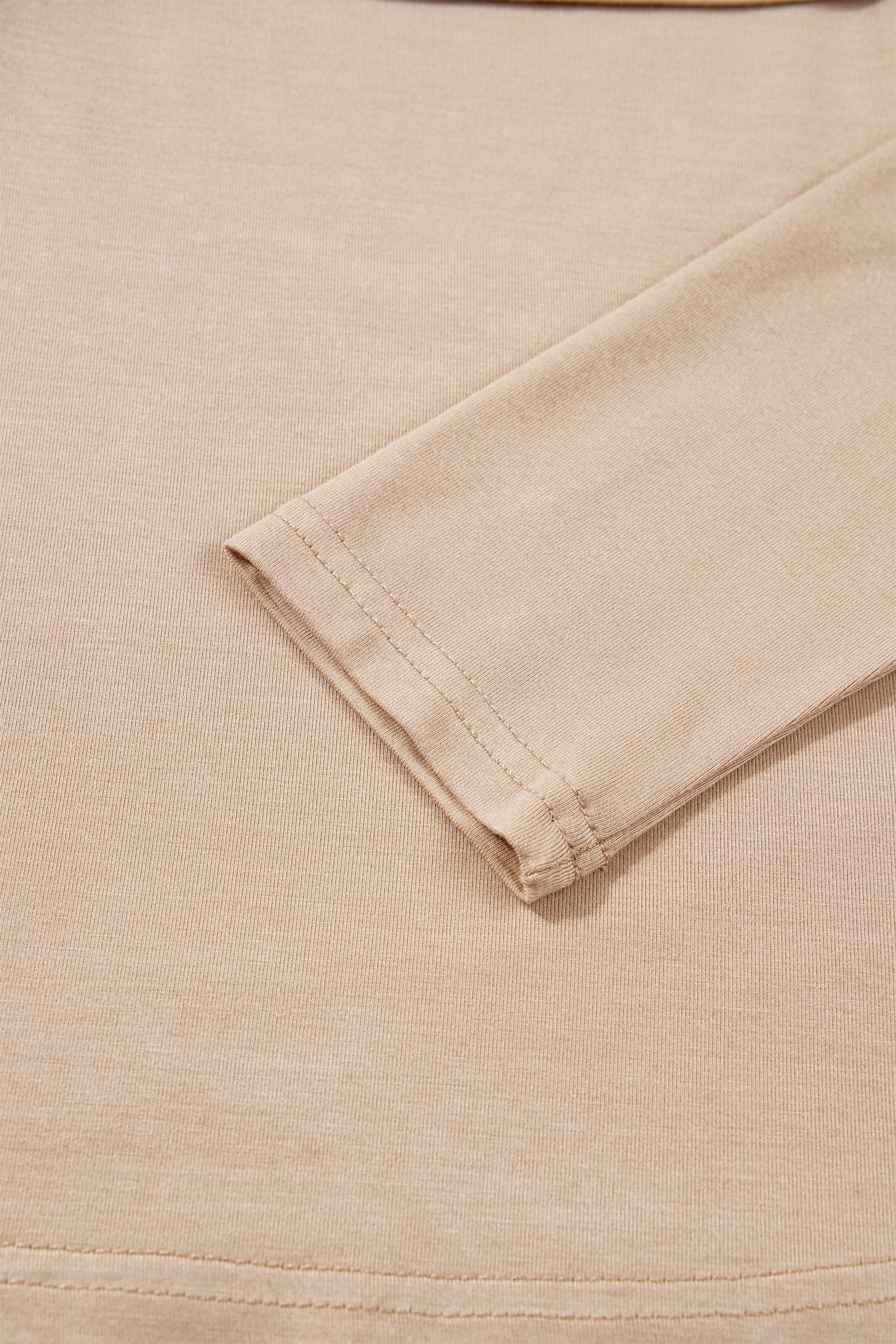 Foldover Off The Shoulder Long Sleeve Slim Top - eAura