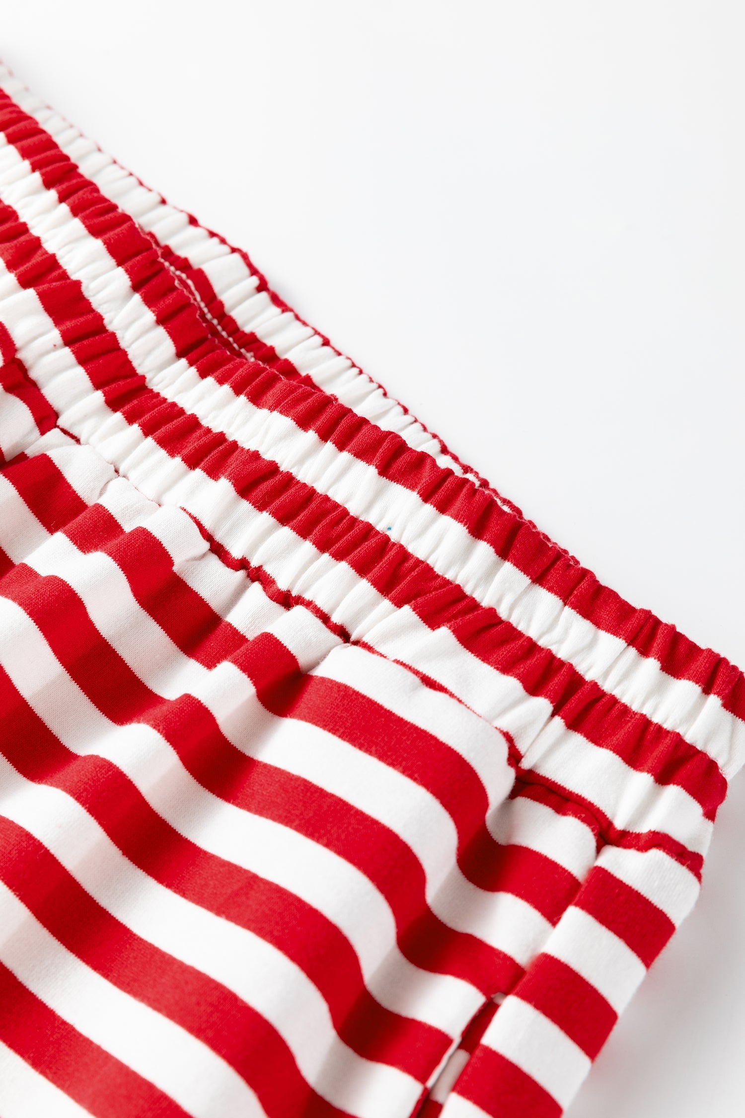 Red Stripe Drop Shoulder Long Sleeve Top Lounge Pants 2pcs Set - Loungewear & Sleepwear/Loungewear