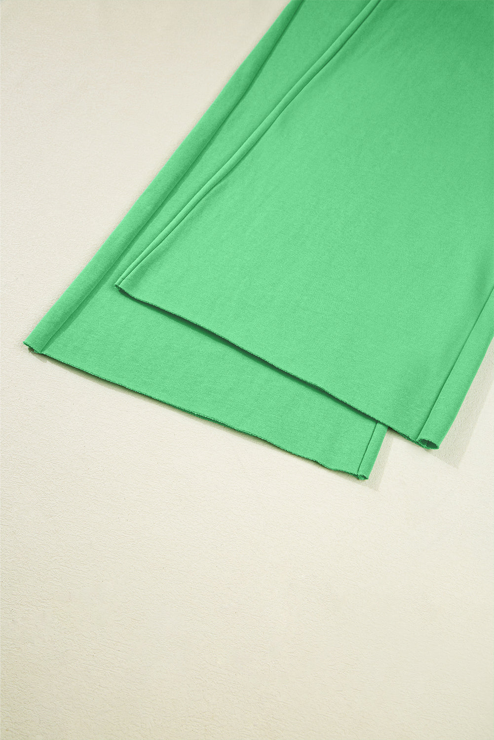 Drop Shoulder Puff Sleeve Crop Pullover and Drawstring Wide Leg Trousers Co-ord Set eAura