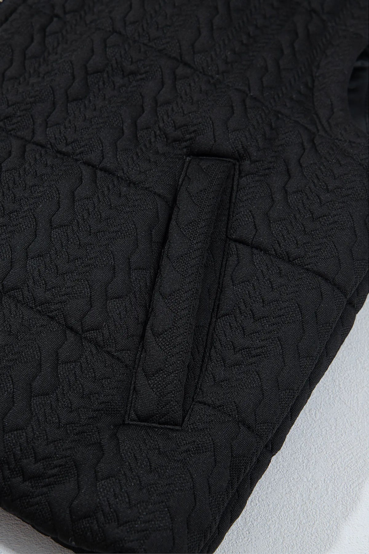 Quilted Stand-Neck Zipper Vest