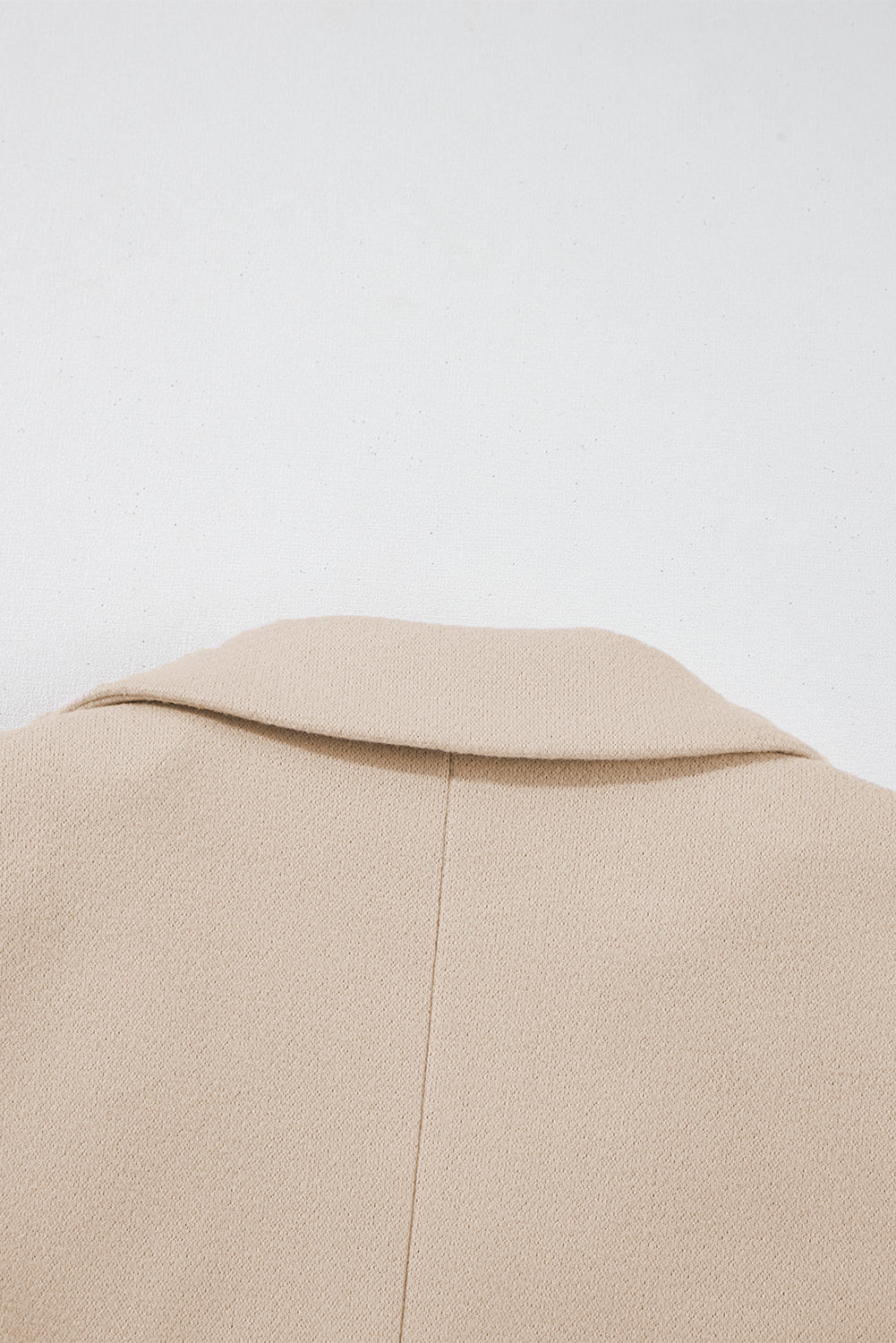 Dark Khaki Single Breasted Lapel Collar Flap Pocketed Overcoat - eAura