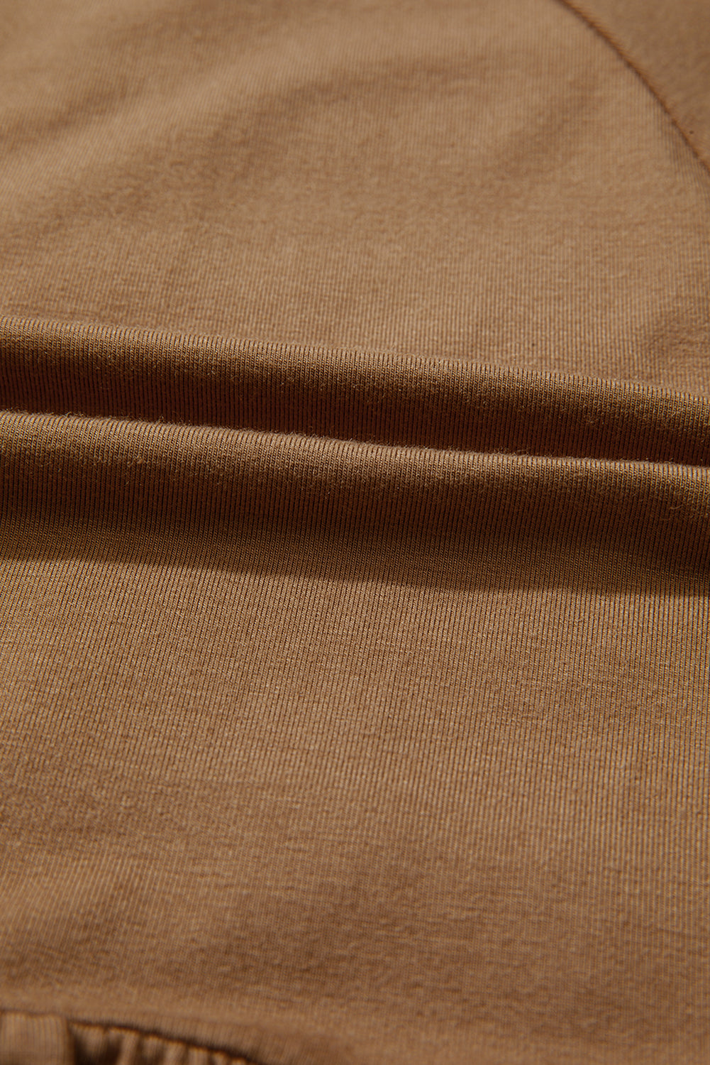 Smocked Bust Buttoned Split V Neck Flow Fit Blouse - eAura