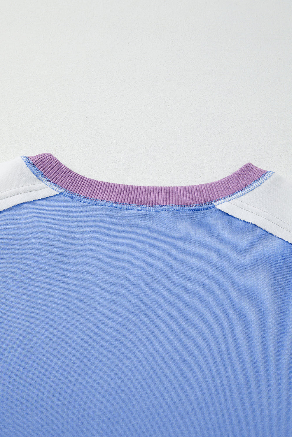 Exposed Seam Trim Pullover Sweatshirt - eAura