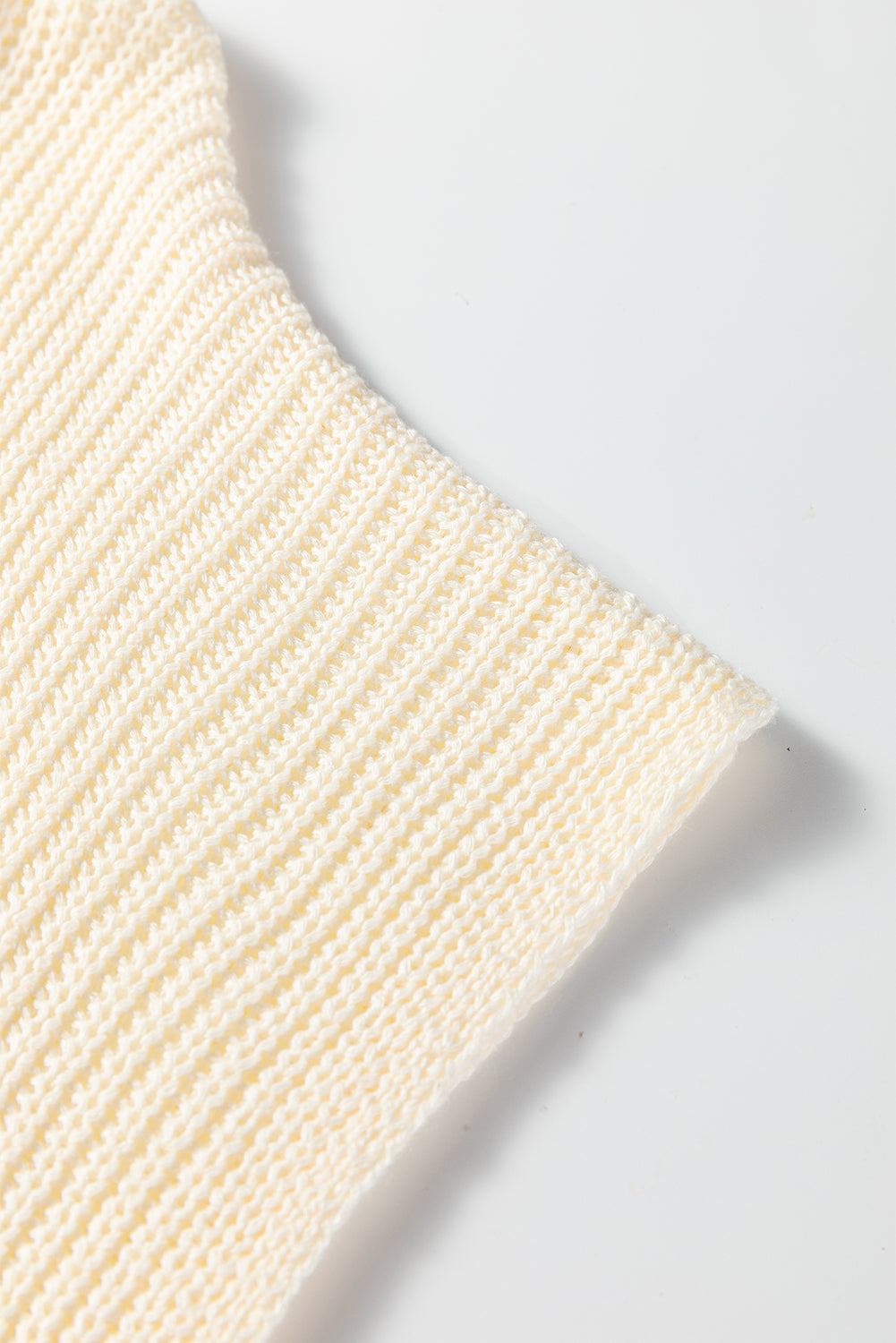 Plain Knit Casual Turtleneck Short Sleeve Tunic Sweater with Pockets - eAura