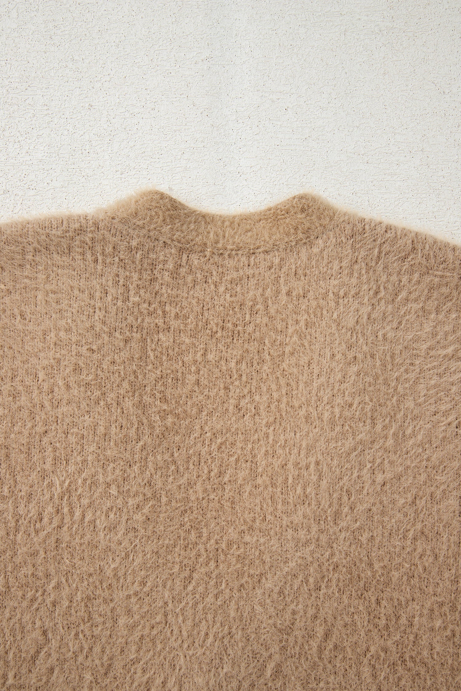 Fuzzy Buttoned Front Midi Cardigan - eAura