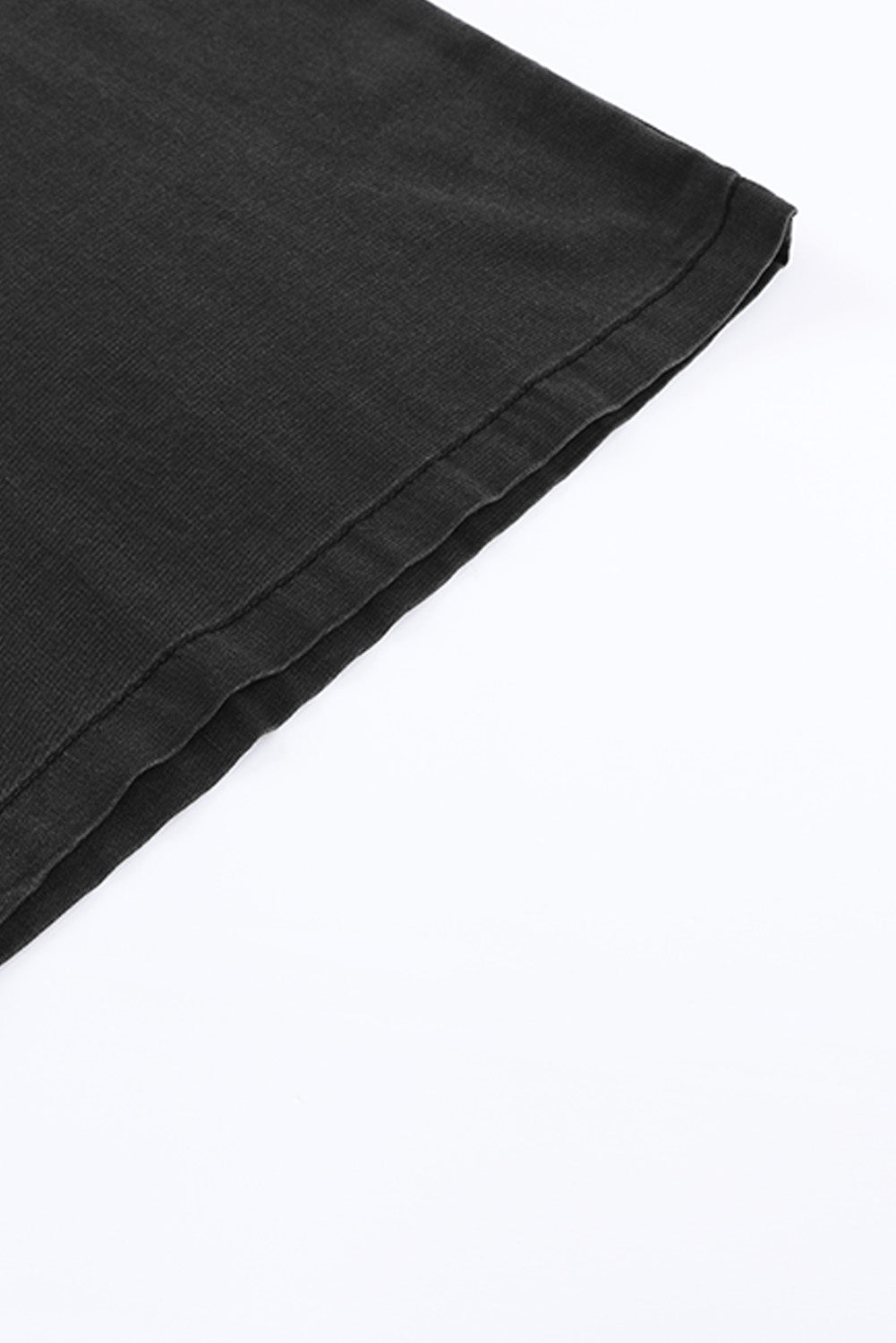 Black High Waist Pocketed Wide Leg Tencel Jeans Beagle Boutique Fashion Outlet