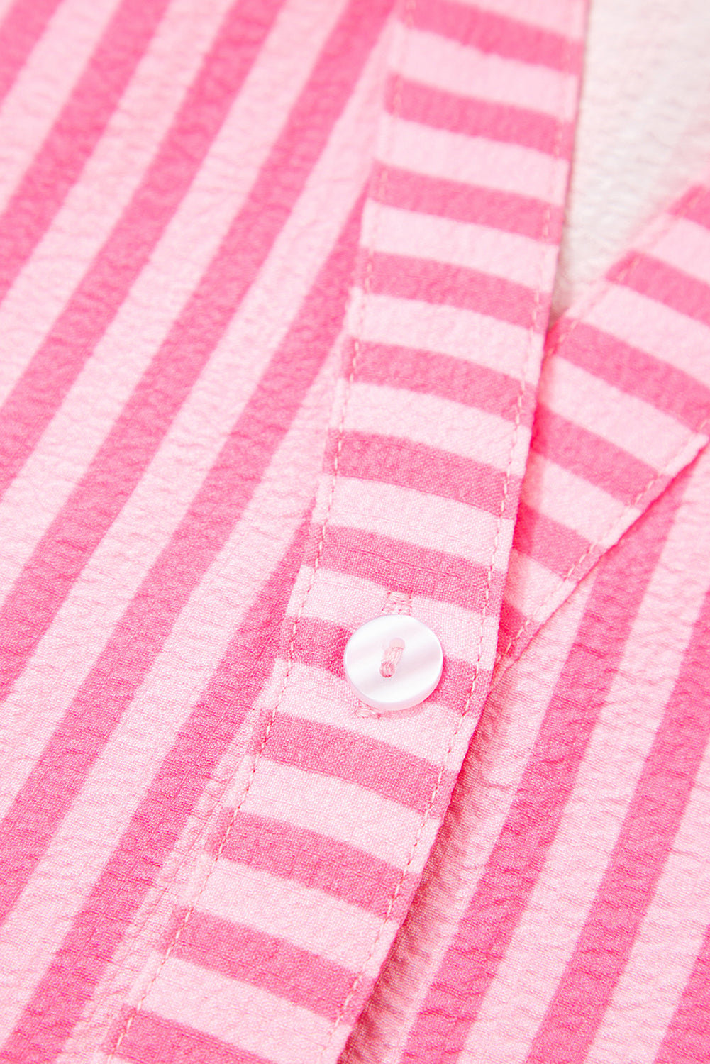 Stripe dFlare Sleeve Half Placket Tiered Flowy Mini Dress - eAura