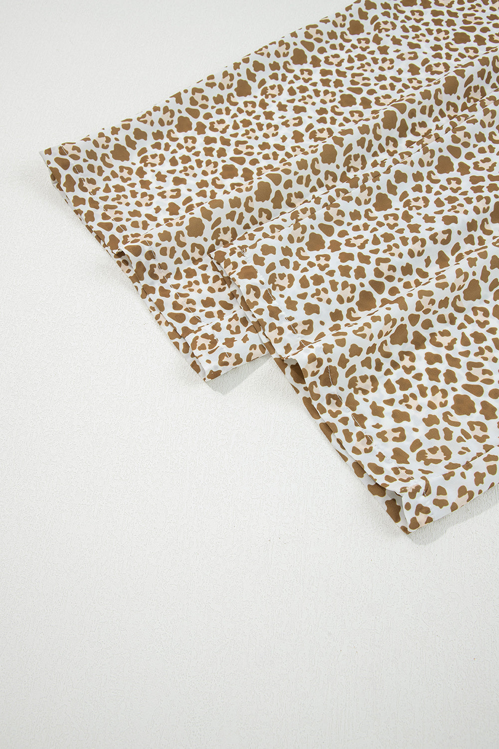 Leopard Drawstring Elastic Waistband Loose Pants - eAura