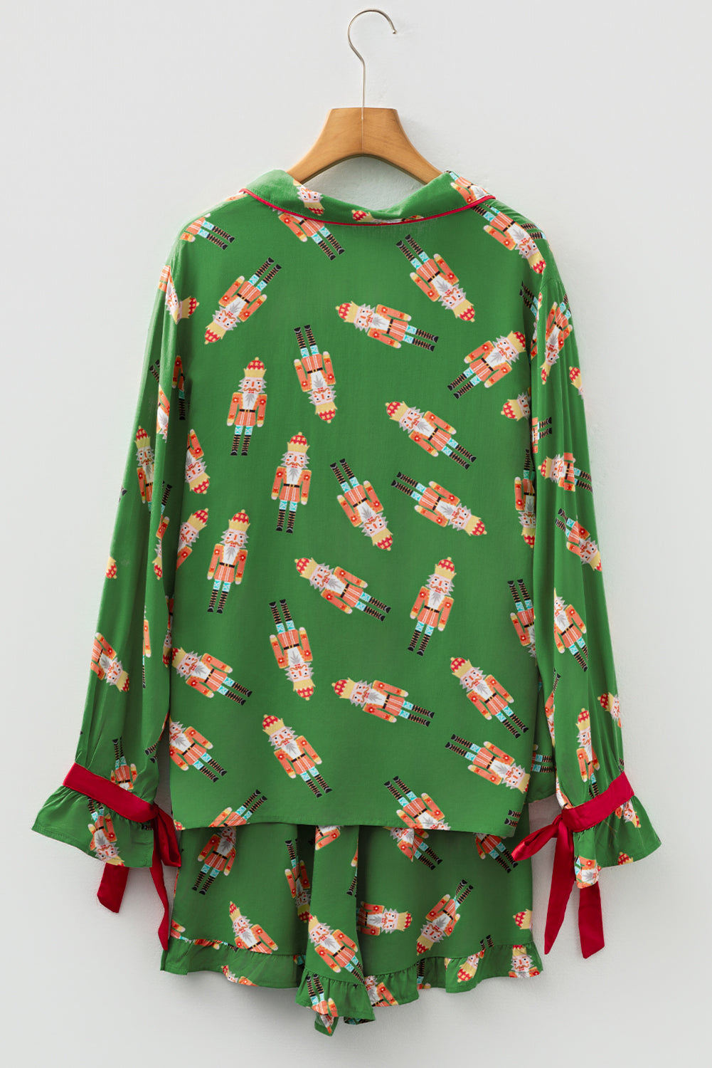 Christmas Candy Bow Knot Pyjama Shorts Set - eAura