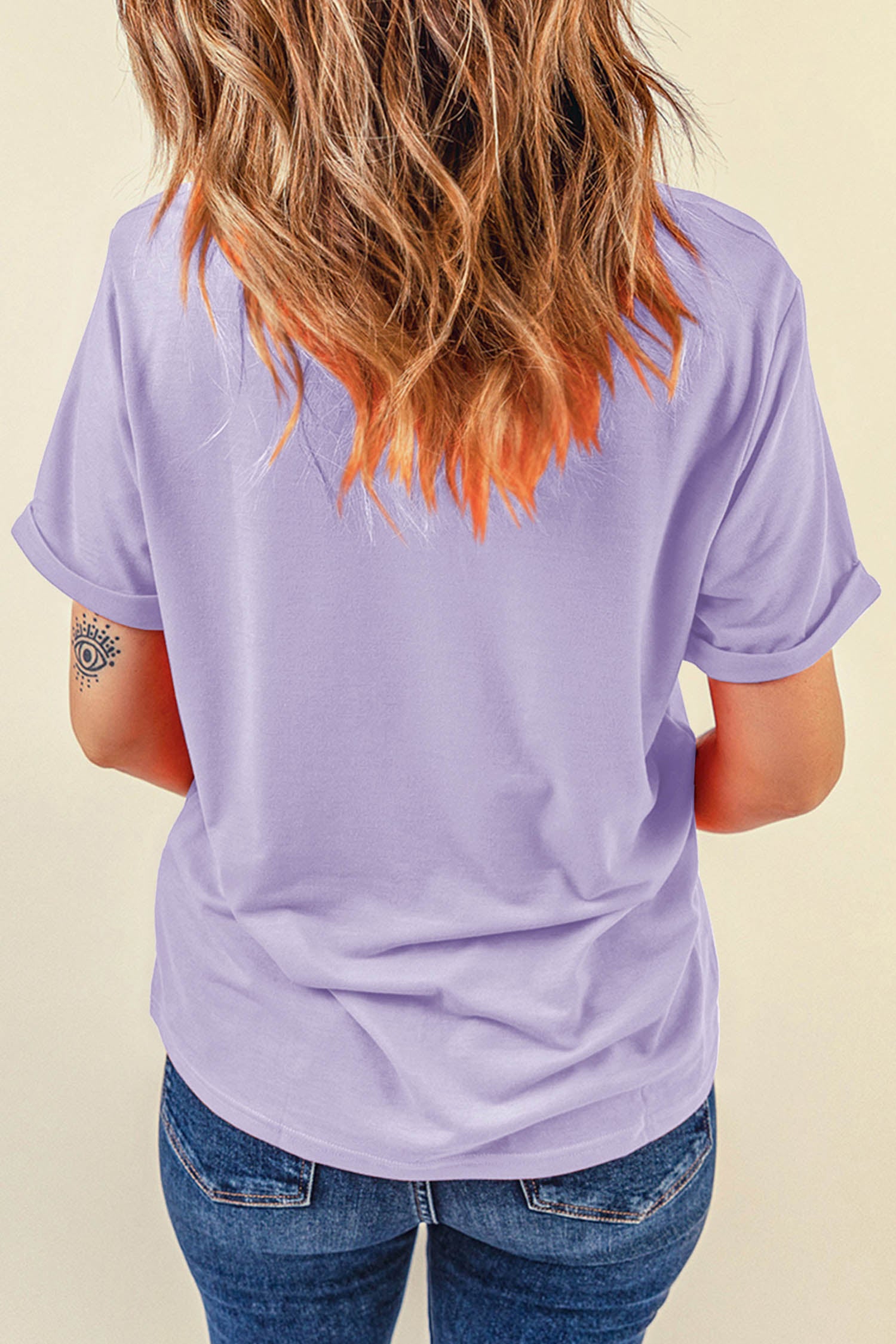 Catch me by the water Fishes Printed T Shirt – Orchid Petal