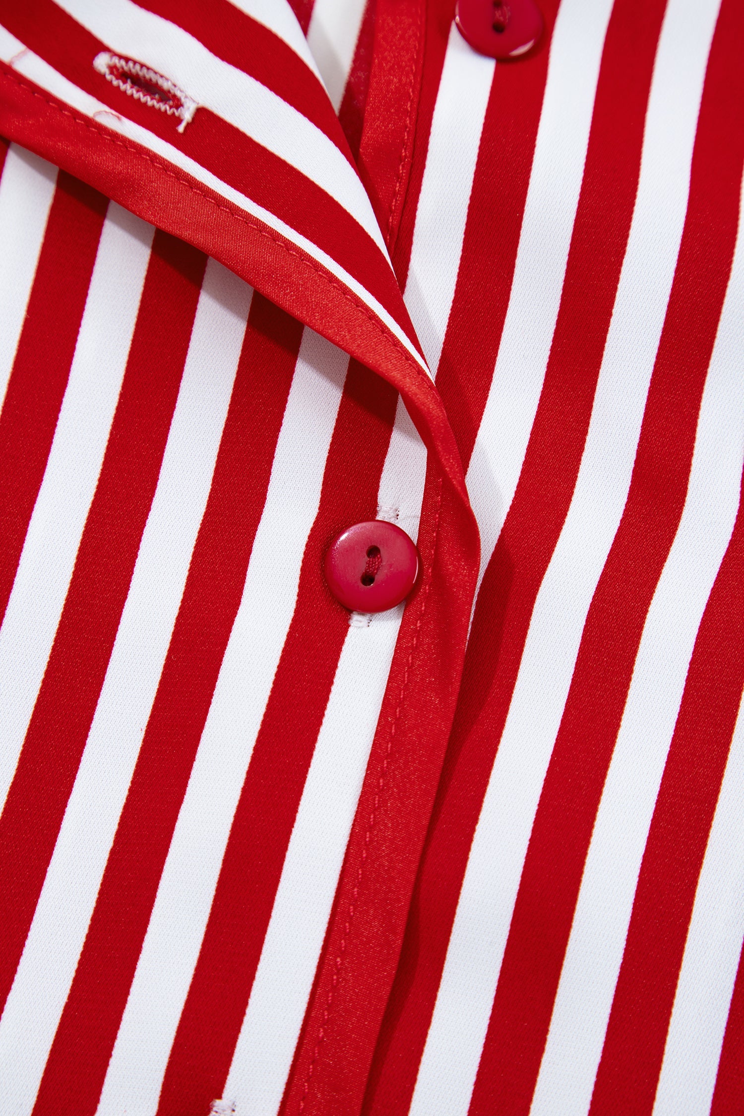 Striped Contrast Velvet Trim Bow Knot Waist Pyjama Set - eAura