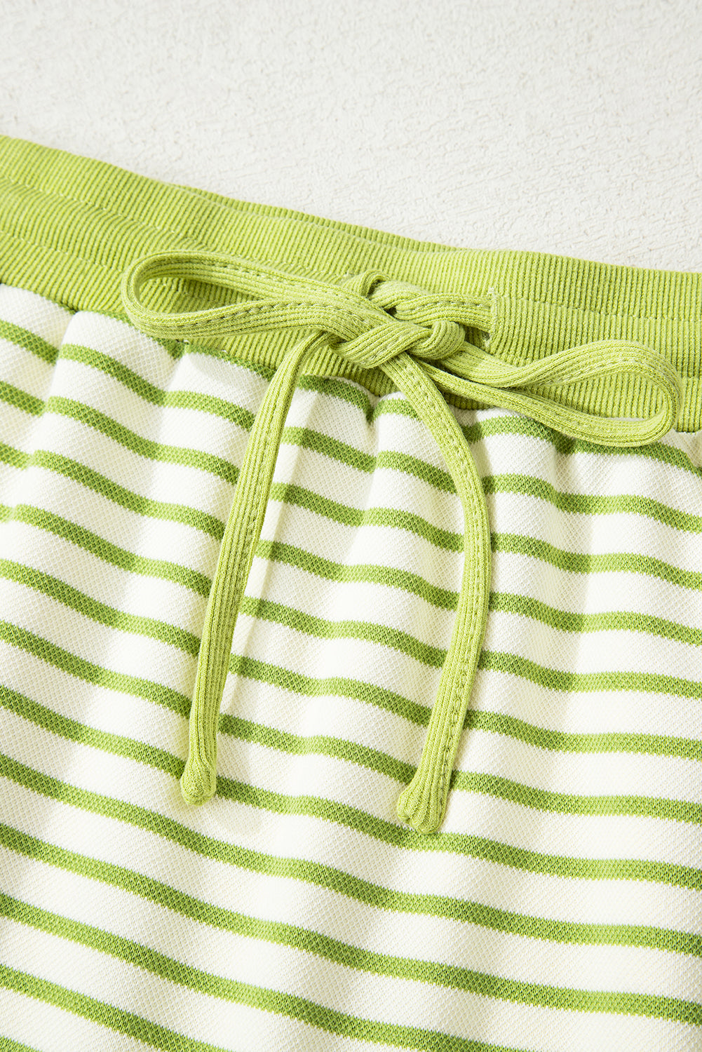 Stripe Collared V-Neck Drop Shoulder Pullover and Skort 2pcs Co-ord Dear-Lover Dropshipping