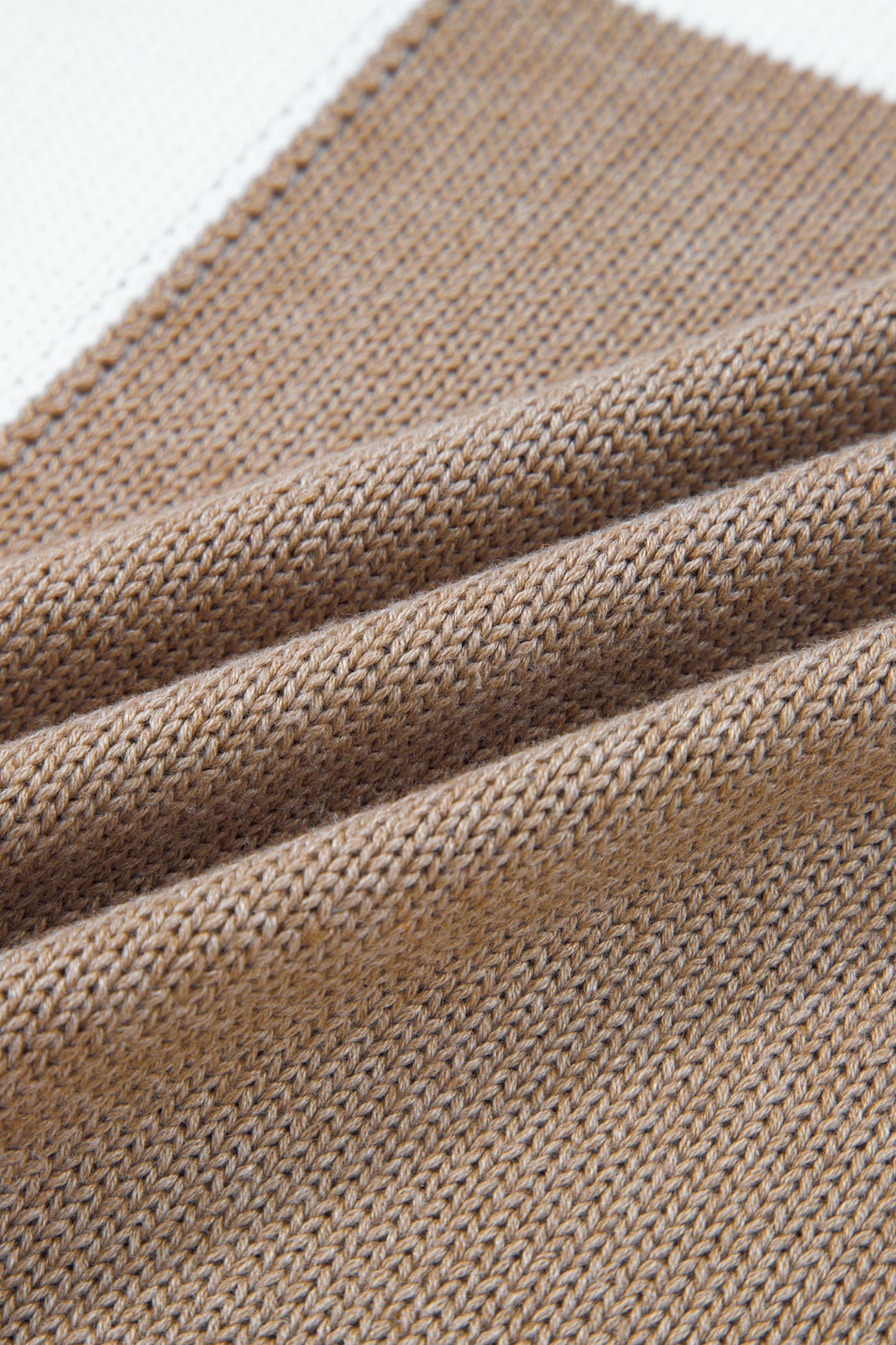 Checkered Bubble Sleeve Drop Shoulder Open Cardigan - eAura