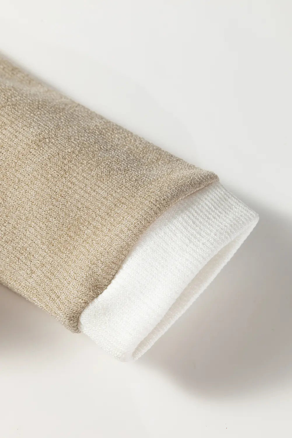 Contrast Colour Trim Knit Drop Shoulder Top