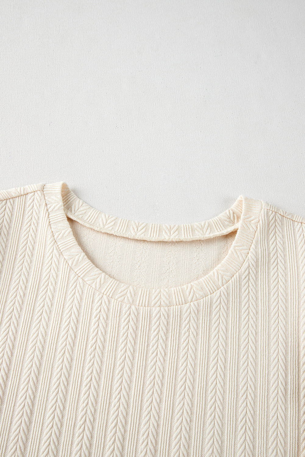 Apricot Dot Mesh Puff Sleeve Textured Top eAura