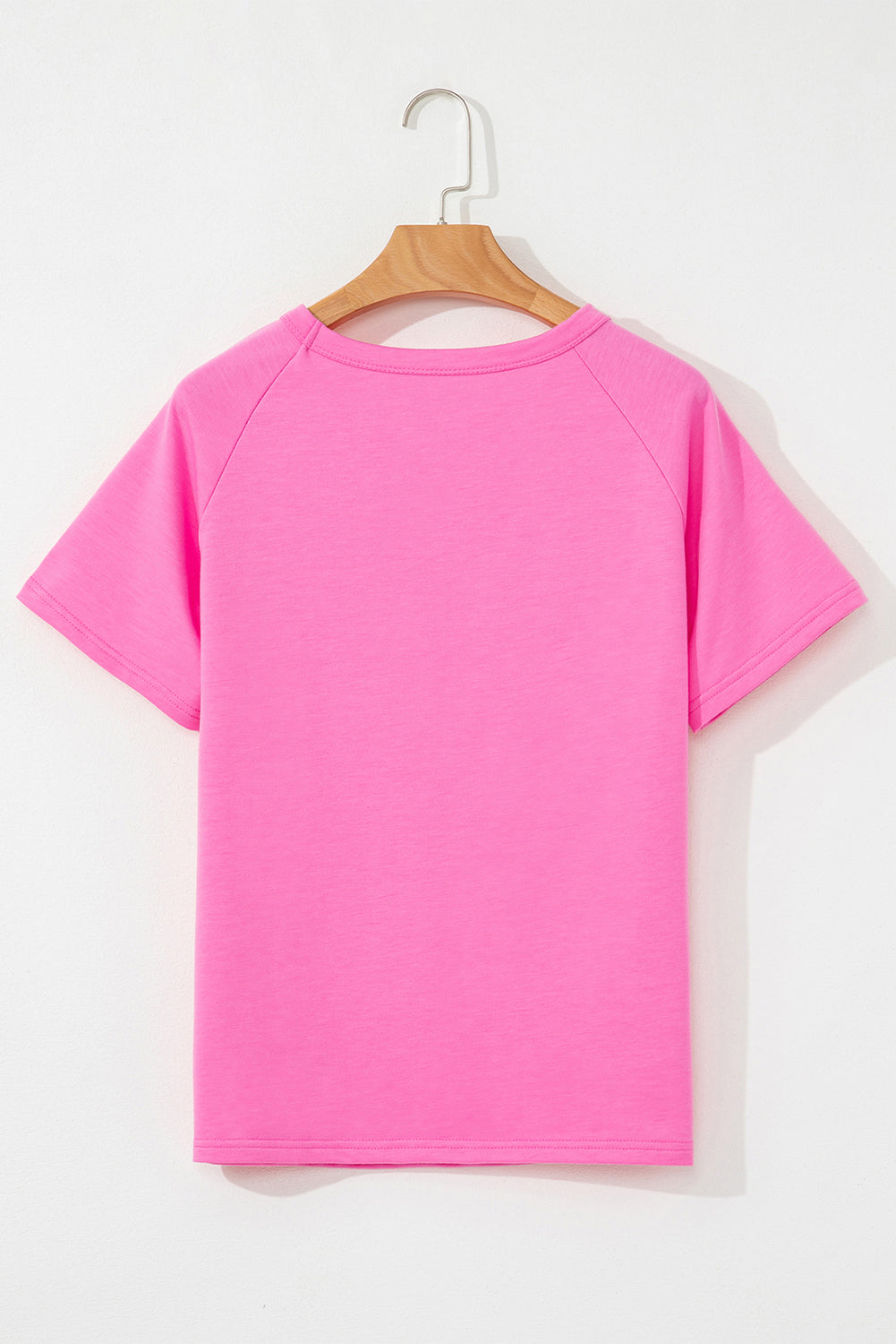 Bonbon Striped Patch Front Casual Tee eAura