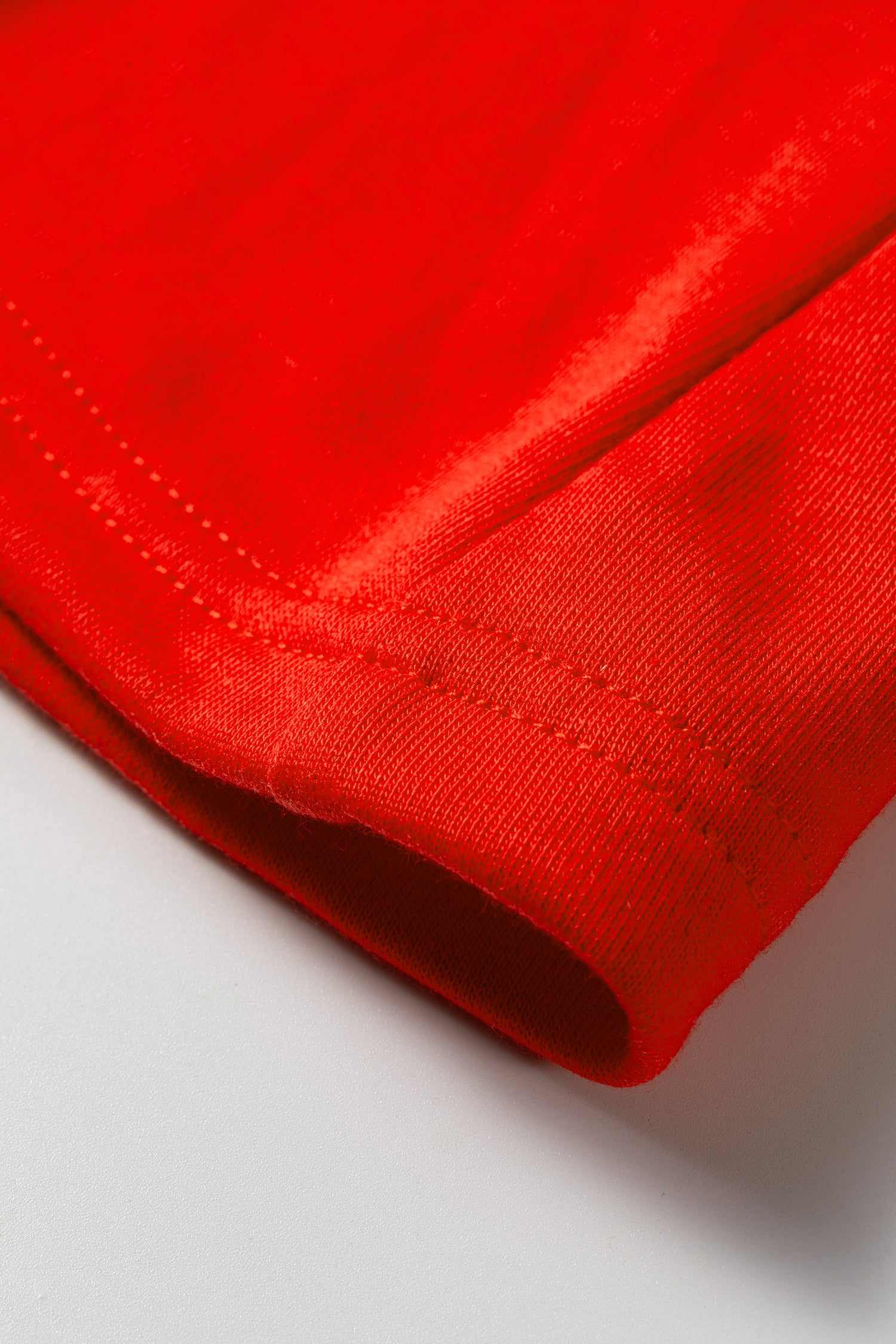 Tomato Half Zip Polo Tee Elastic Waist Romper – Red