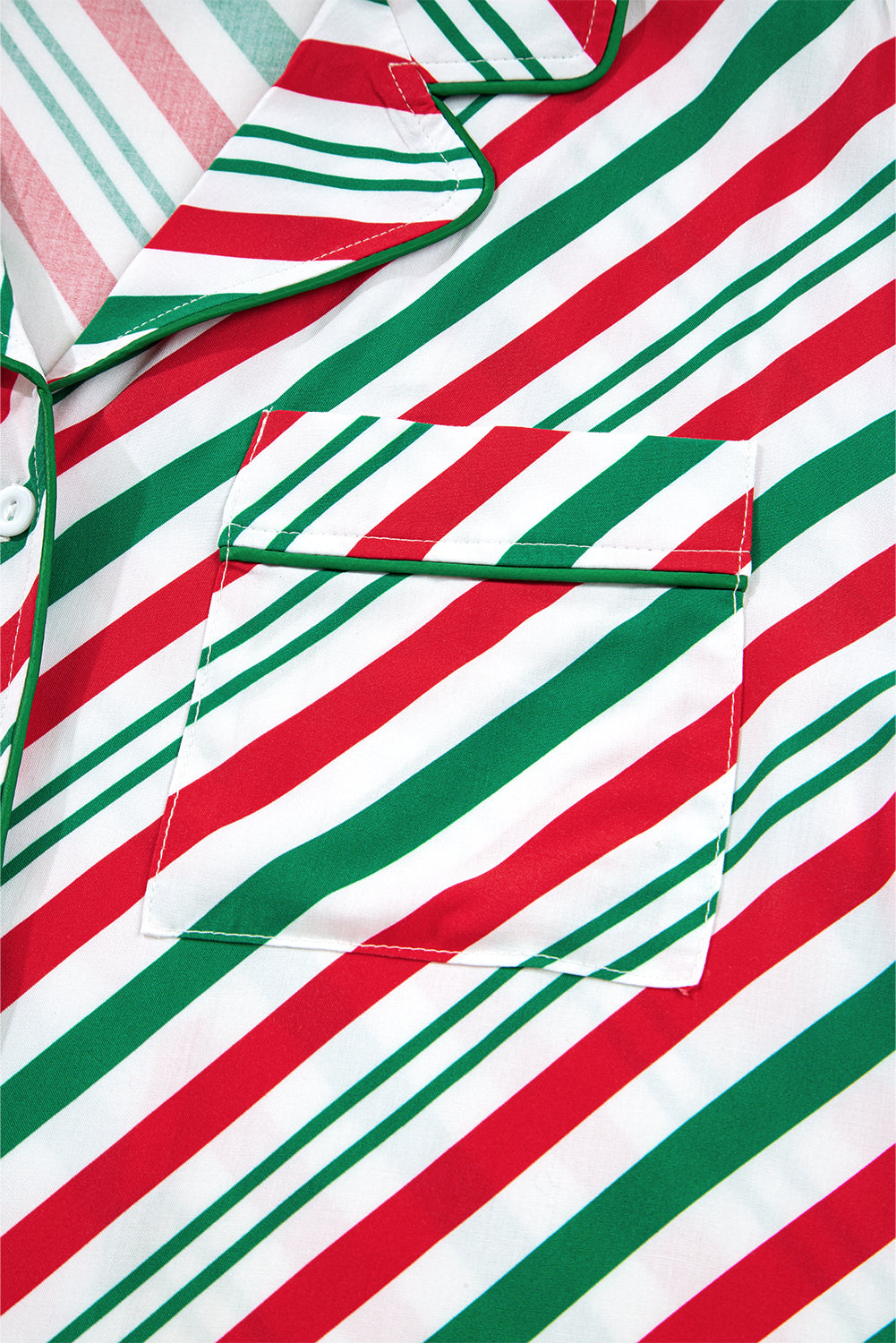 Green Stripe Christmas Pyjama Set - eAura