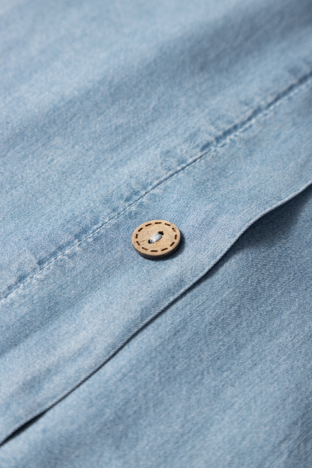 Beau Blue Buttoned Front High Waist Side Pockets Denim Maxi Skirt - eAura