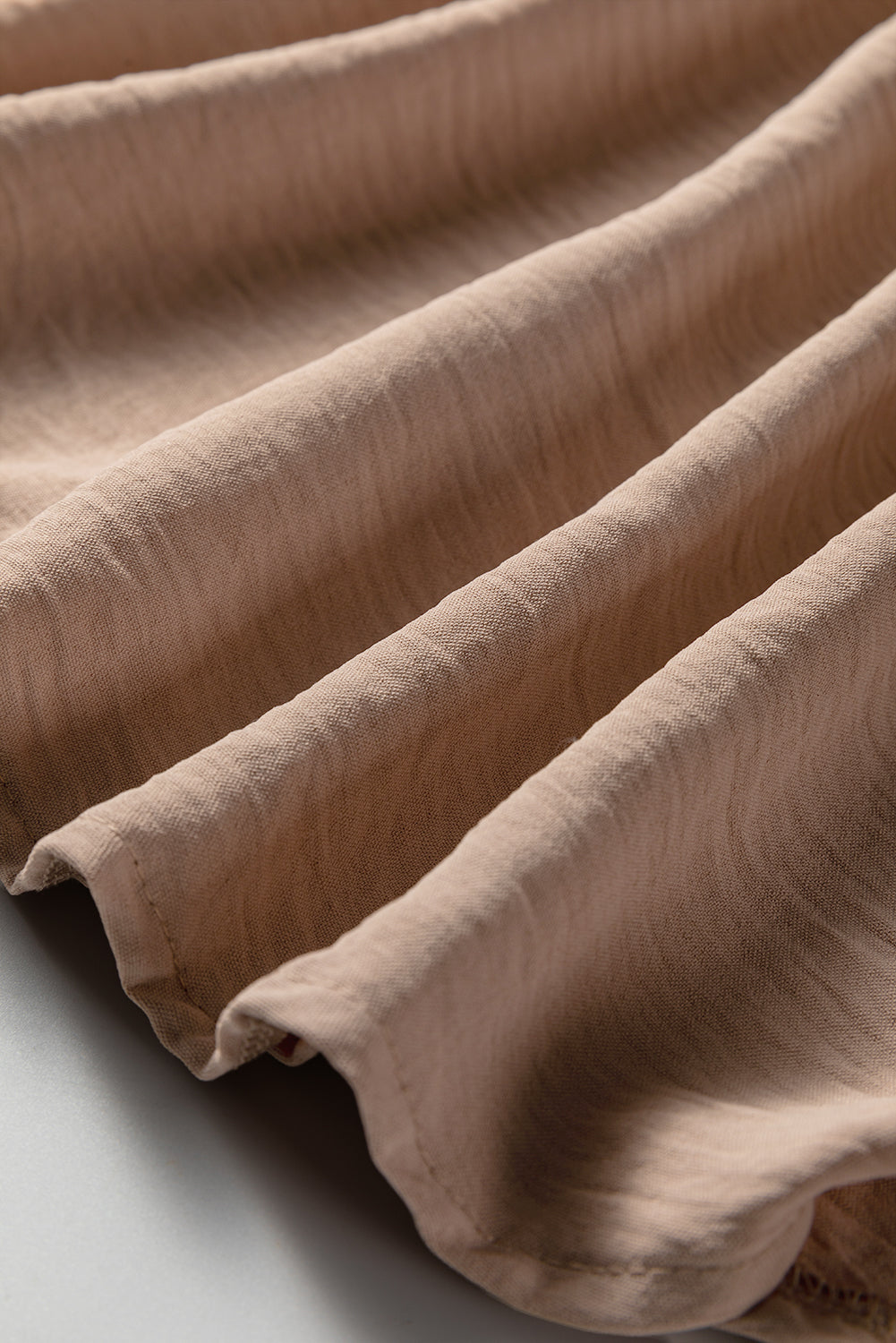 Deep V-Neck Bubble Sleeve Smocked Mini Dress - eAura