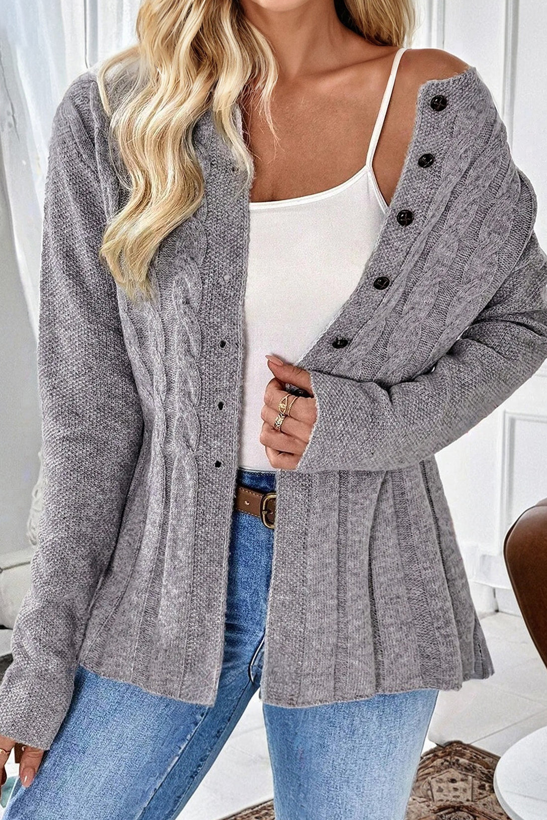 Cable Knit Cardigan