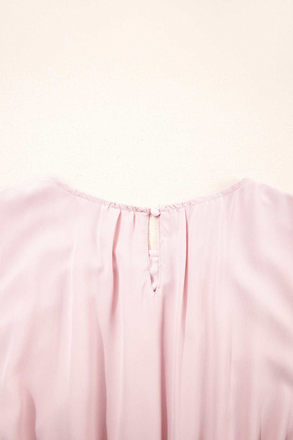 Puff Sleeve High Waist Flowy Chiffon Lined Midi Dress