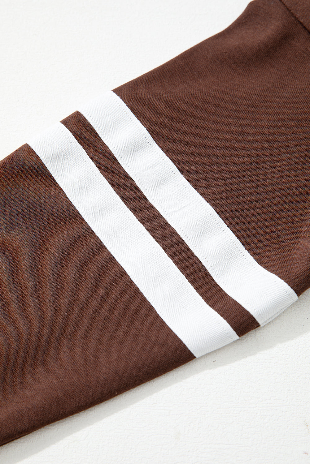 Striped Detail Drop Shoulder Oversized Sweatshirt