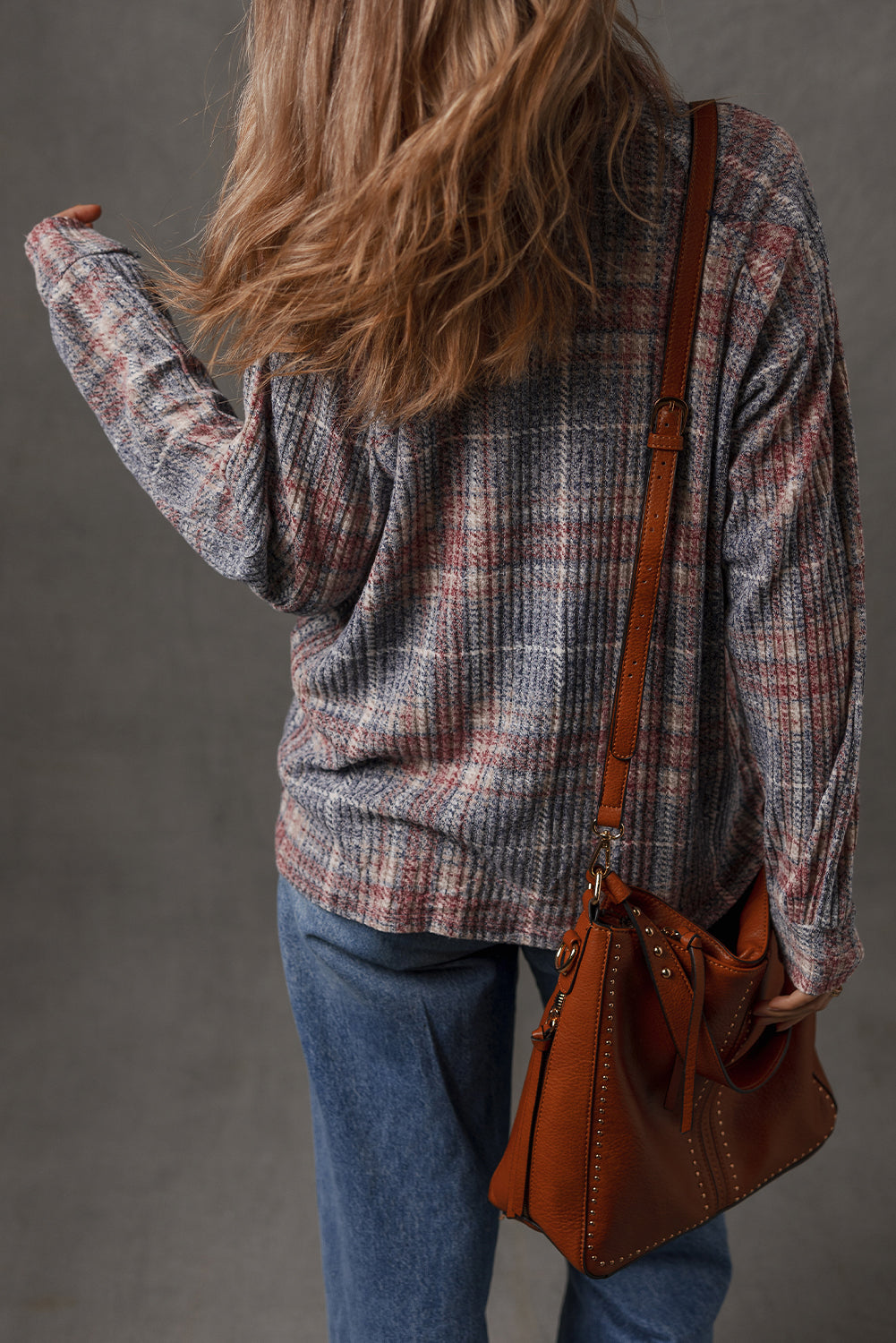 Multicolour Plaid Textured Chest Pocket Shirt - eAura
