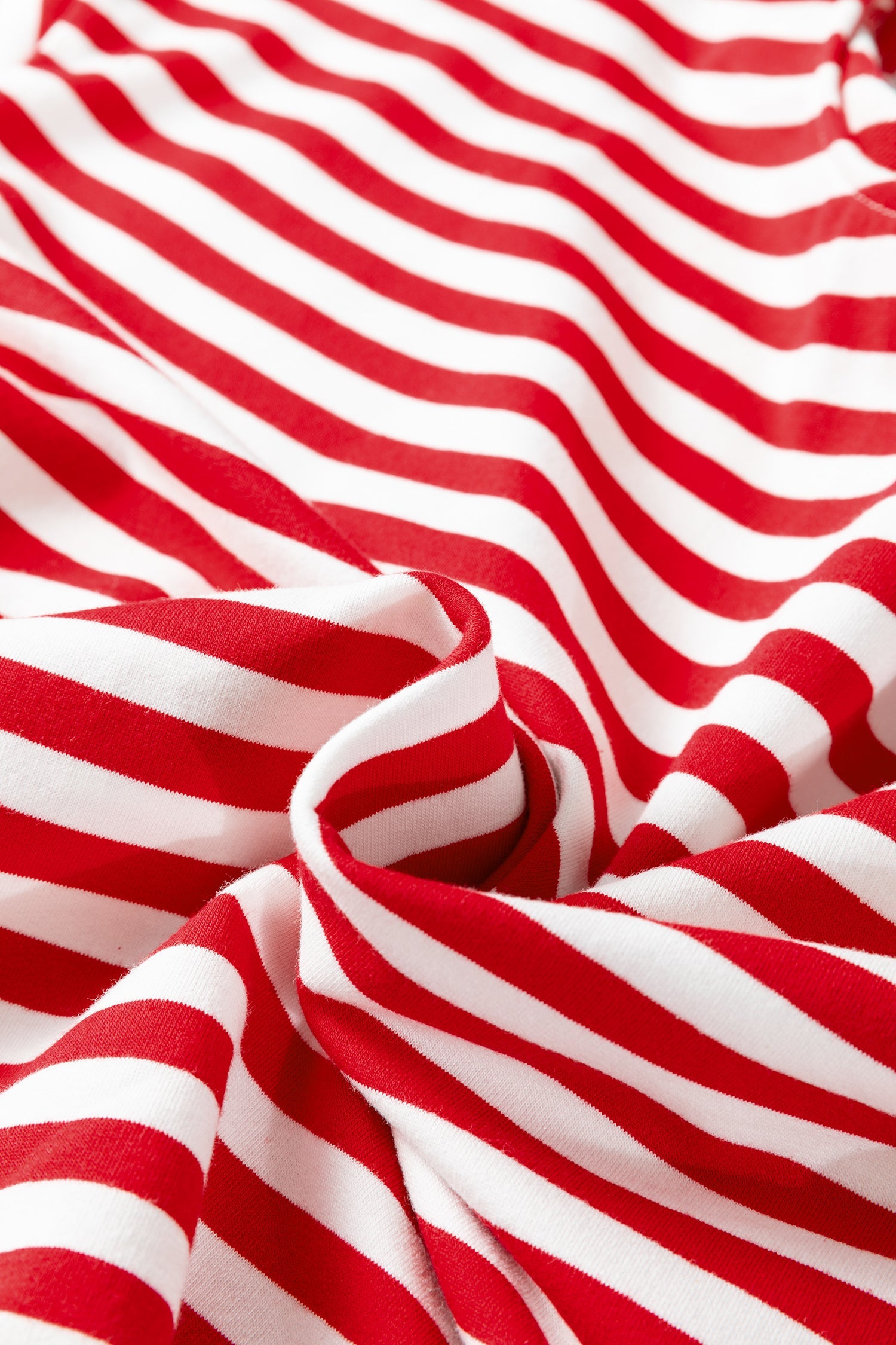 Red Stripe Drop Shoulder Long Sleeve Top Lounge Pants 2pcs Set - Loungewear & Sleepwear/Loungewear