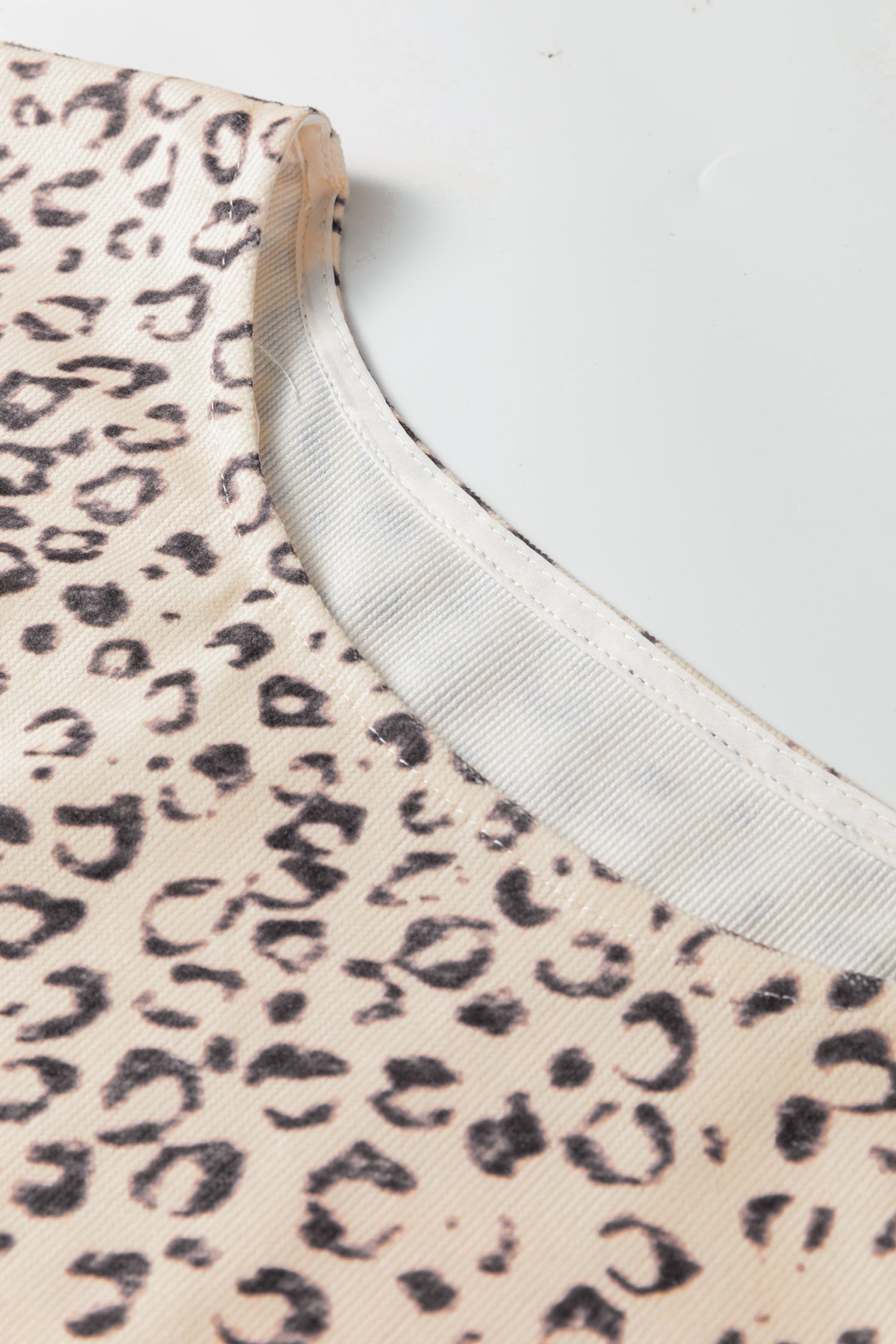 Knot Side Leopard Print Vest - Tops/Vest Tops