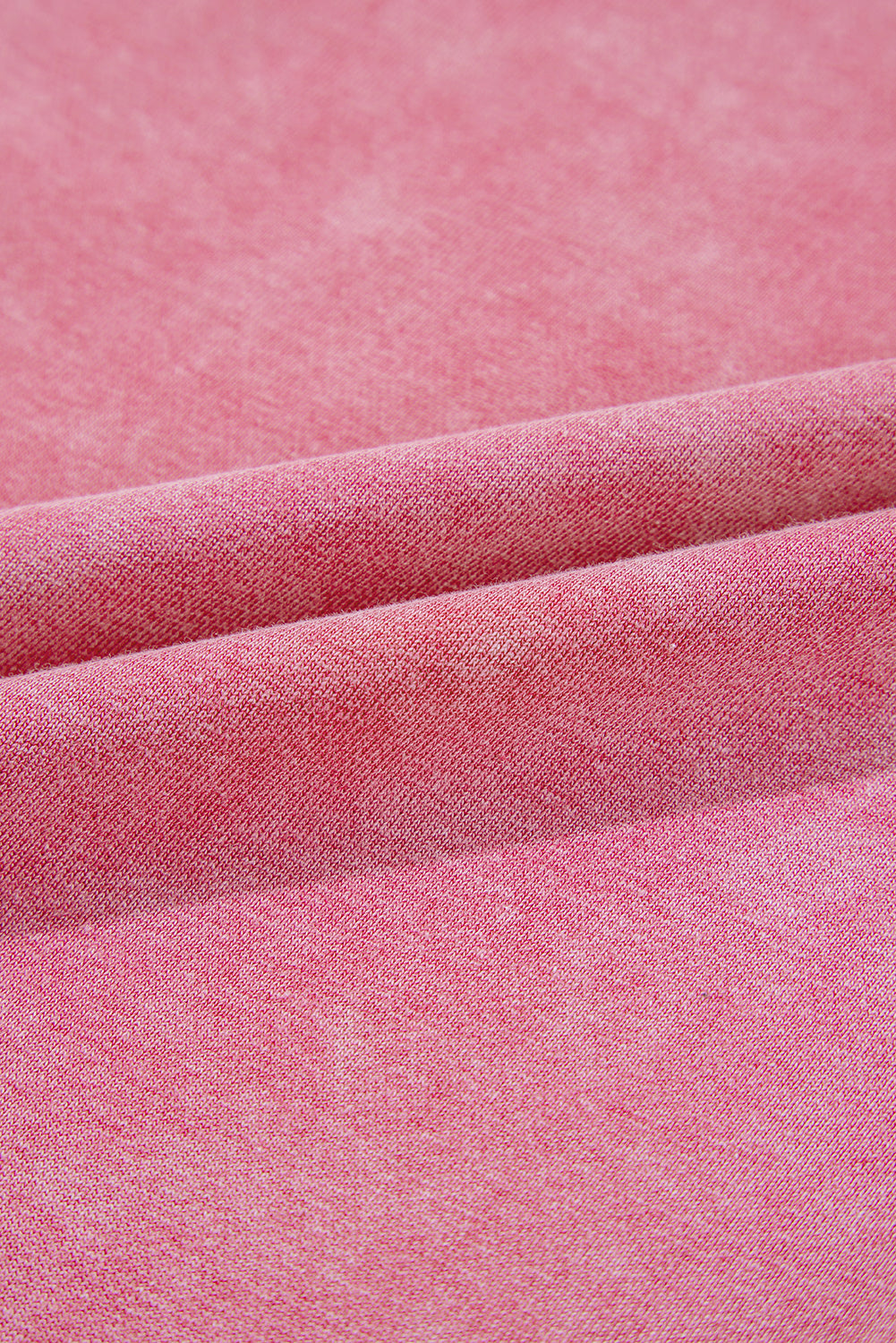 Sachet Pink Mineral Wash Raw Edge Ruffle Mini Dress eAura