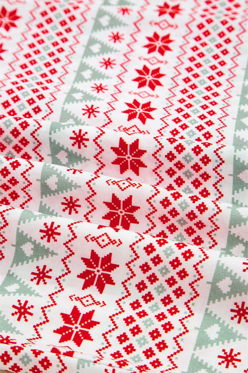 Christmas Print Shirt Pyjama Set - eAura