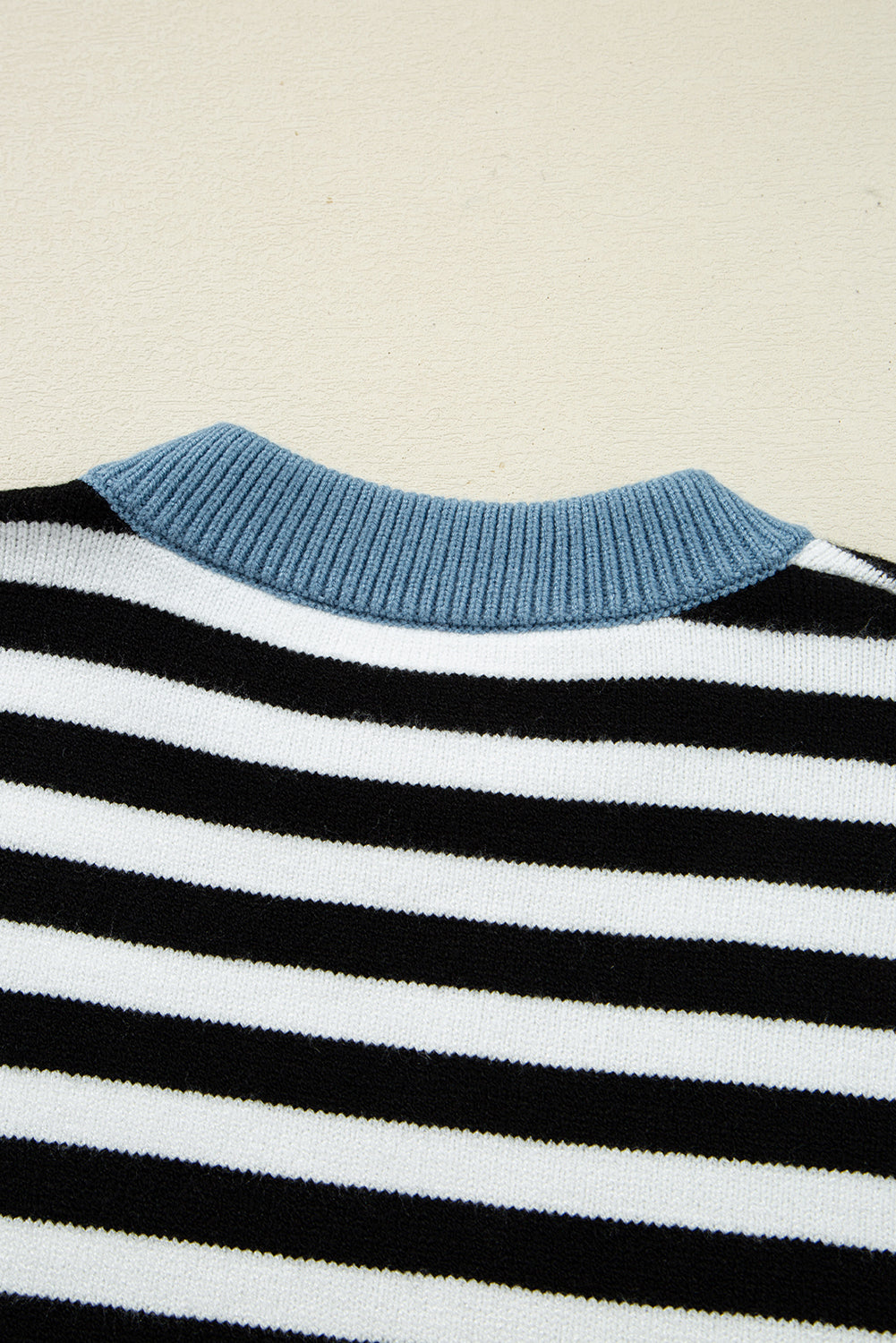 Striped Panels Colourblock Sleeve Sweater Dear-Lover Dropshipping