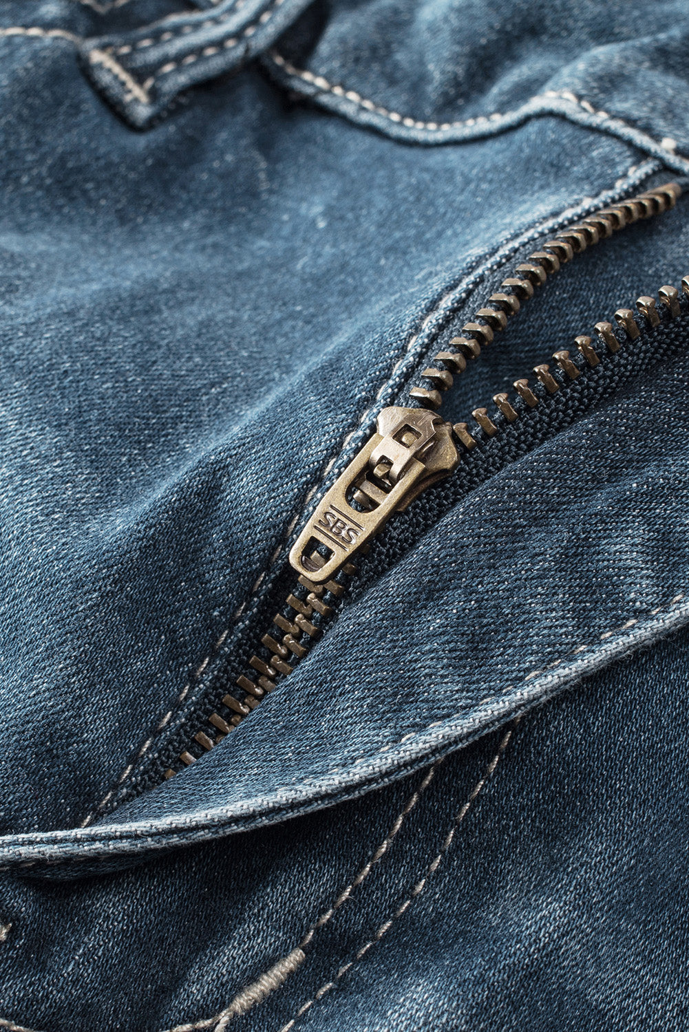 Blue Distressed Ripped Skinny Jeans Beagle Boutique Fashion Outlet