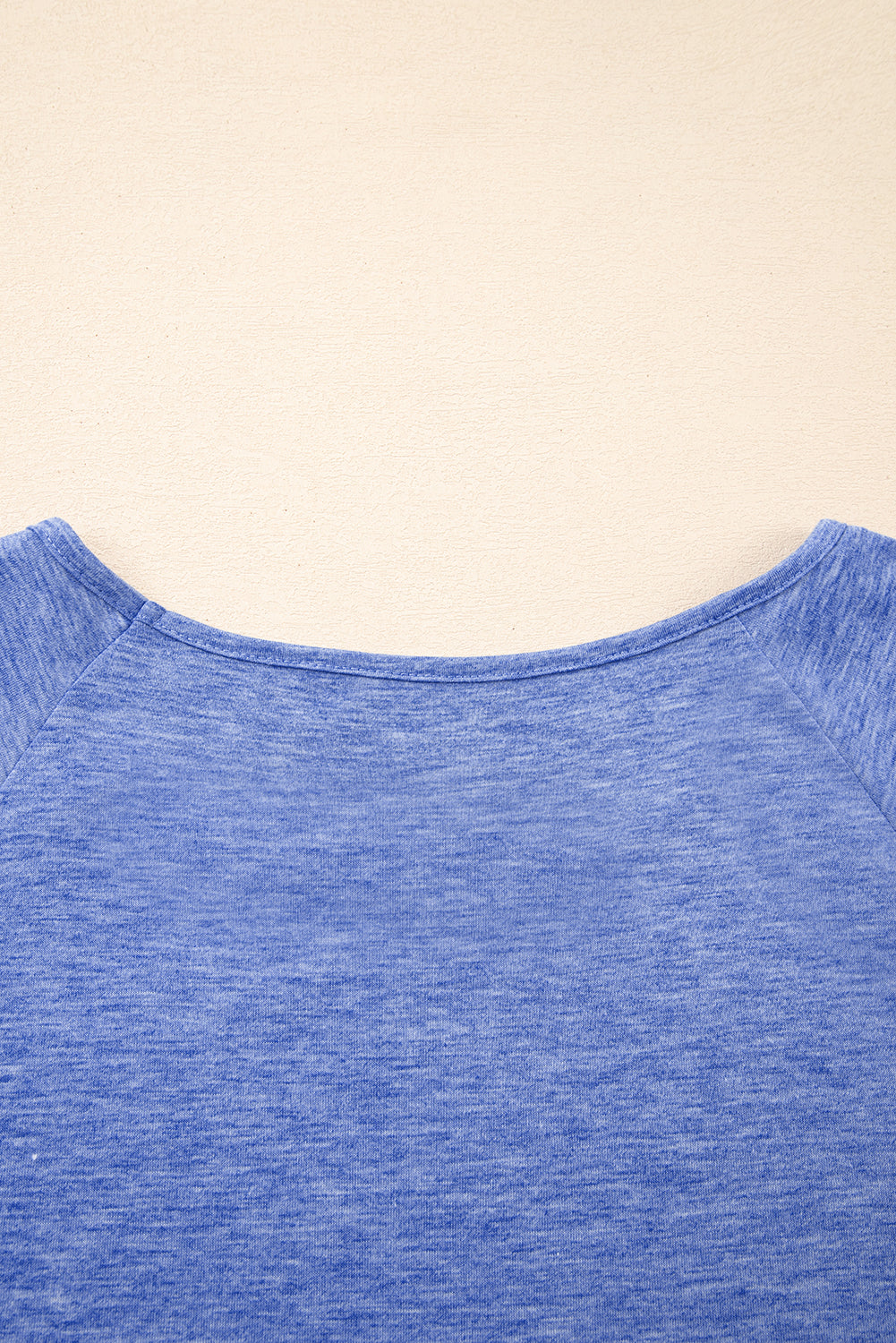 Dusk Blue Ruffled Short Sleeve Plus Size Casual Top BB Fashion Outlet