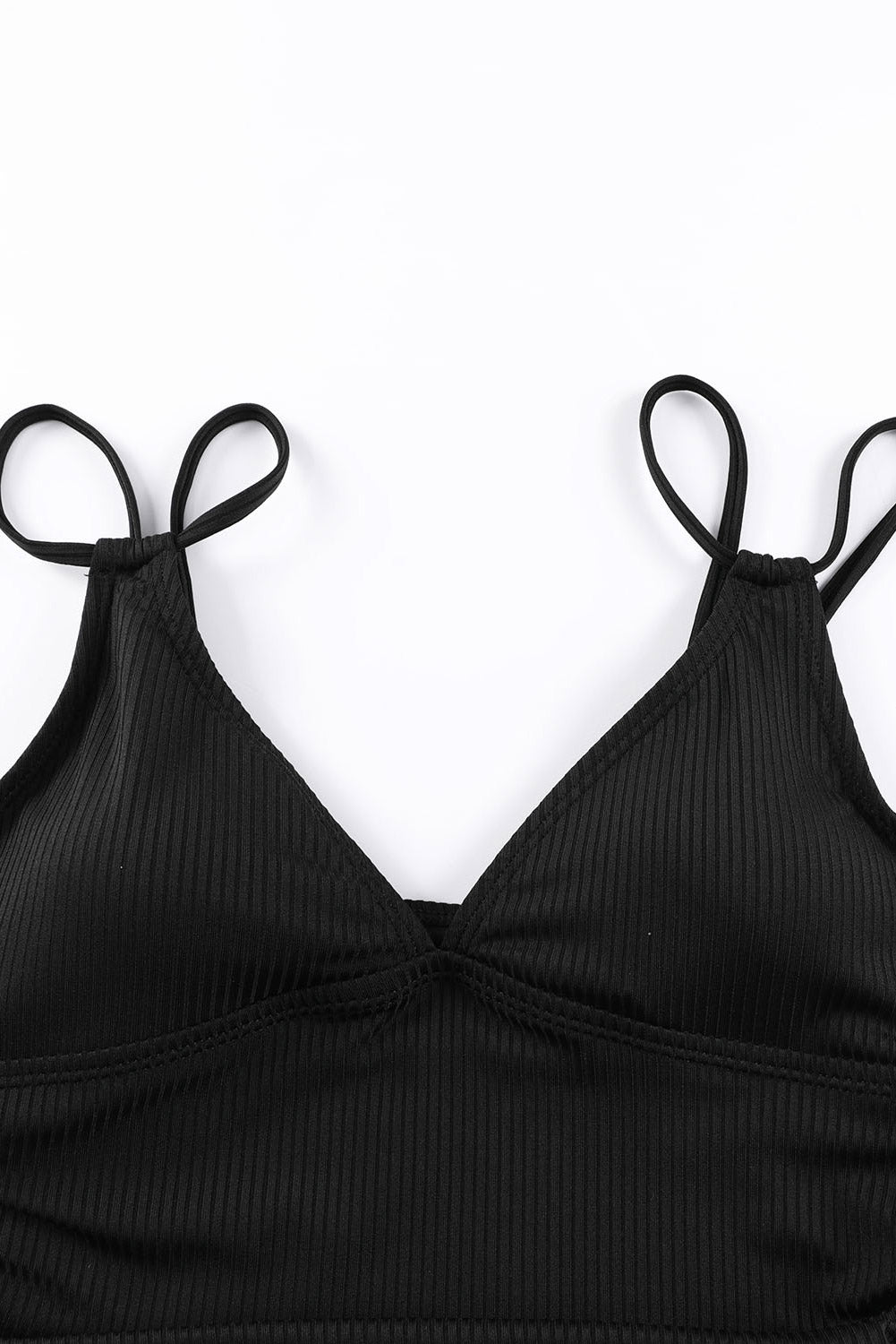 Leopard Orange Adjustable Straps Ribbed Knit One Piece Swimsuit BB Fashion Outlet