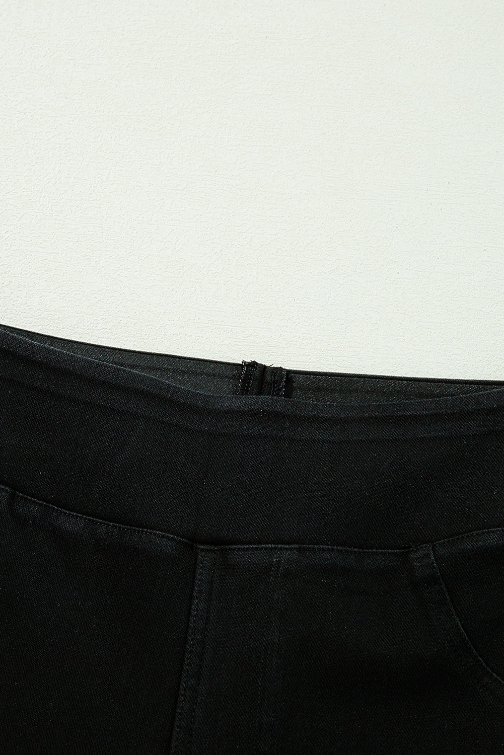 Black Solid Colour High Waist Stretchy Slim Fit Jeggings eAura