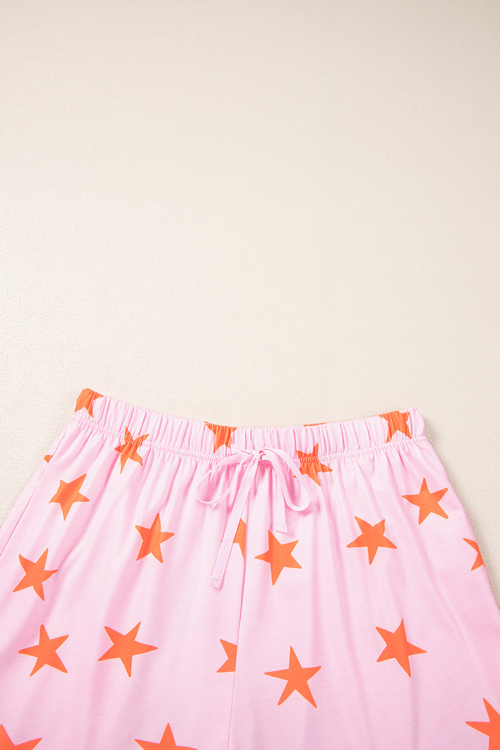 Pink Stars Short Sleeve Shirt and Shorts Bamboo Pyjama Set eAura