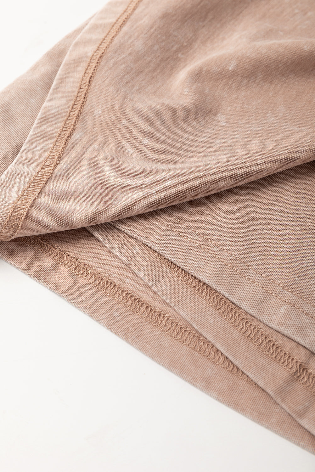 Skort Co-ord Set Mineral Wash Cotton Tank Top Lined Split Skirt - eAura