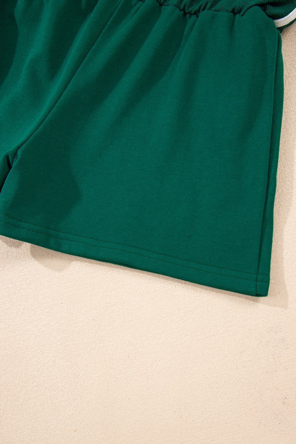 Varsity Stripe Detail Drop Shoulder Pullover Mini Skort Co-ord Set - eAura