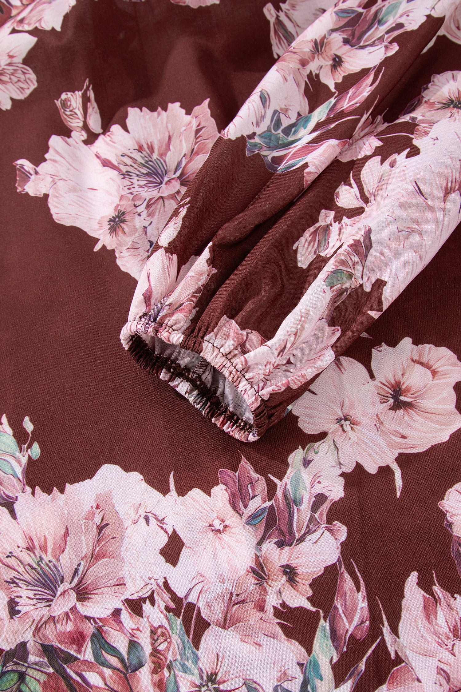 Floral Puff Sleeve Lightweight Shirt - eAura