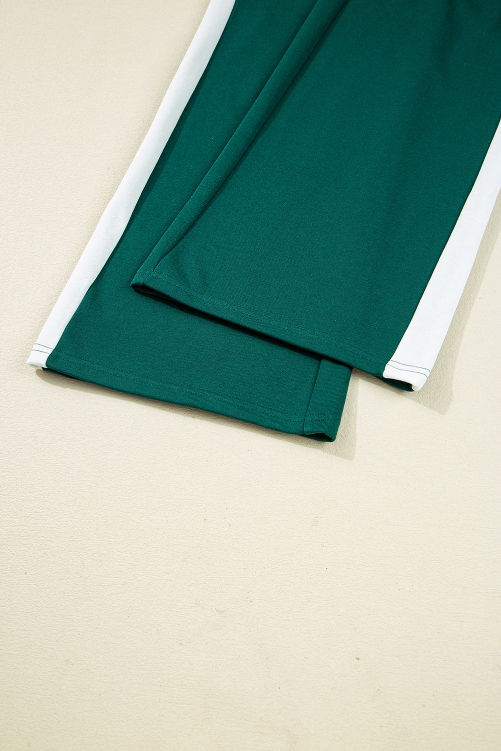 Pullover Top Varsity Stripe Detail & Loose Drawstring Trousers Co-ord eAura