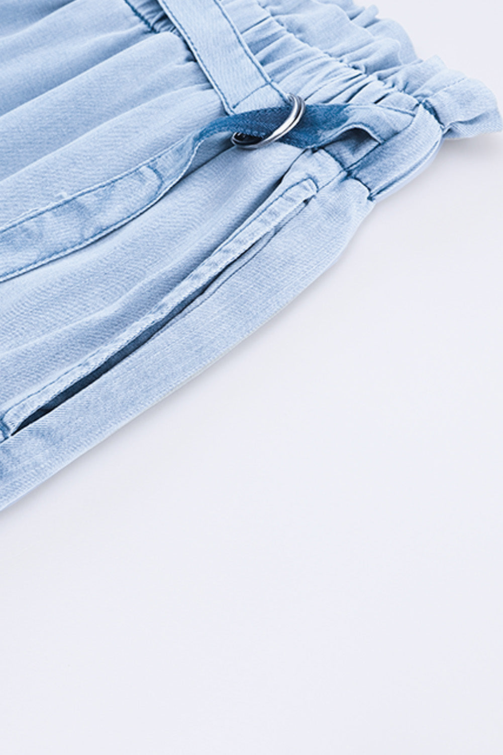 Black High Waist Pocketed Wide Leg Tencel Jeans Beagle Boutique Fashion Outlet