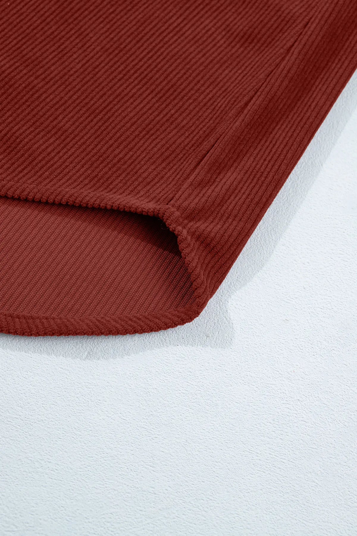 Long Sleeve Ribbed Shirt — Adjustable Cuff
