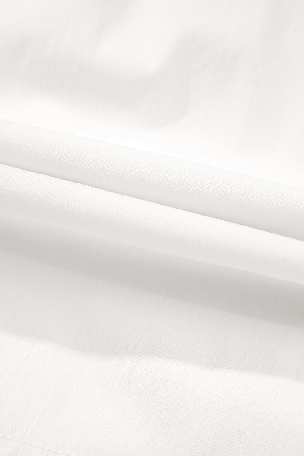 White Bow Decor Pockets Plus Size Shorts BB Fashion Outlet