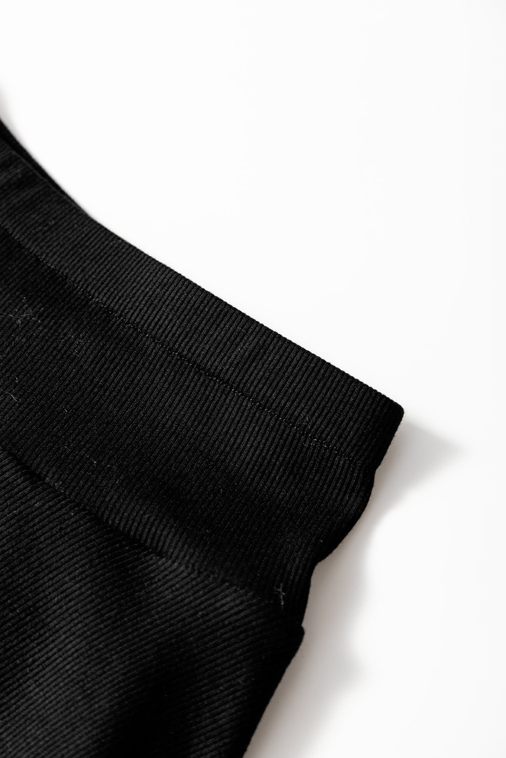Black A-line Draped High Waist Phone Pocket Lined Skort eAura