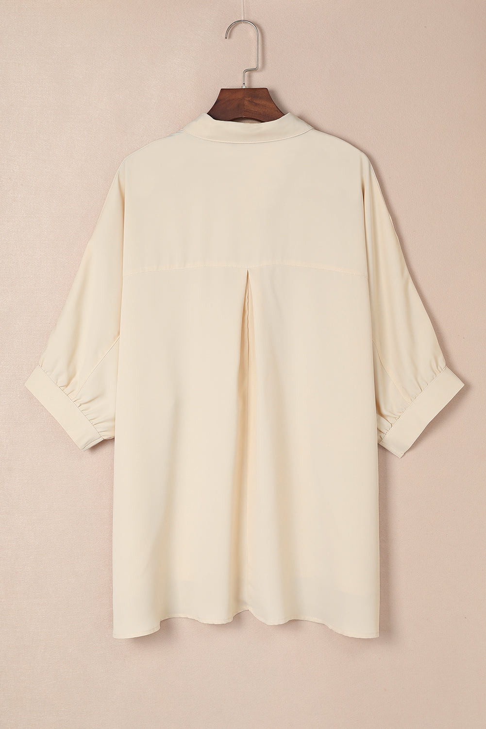 3/4 Puff Sleeve Oversized Shirt - eAura