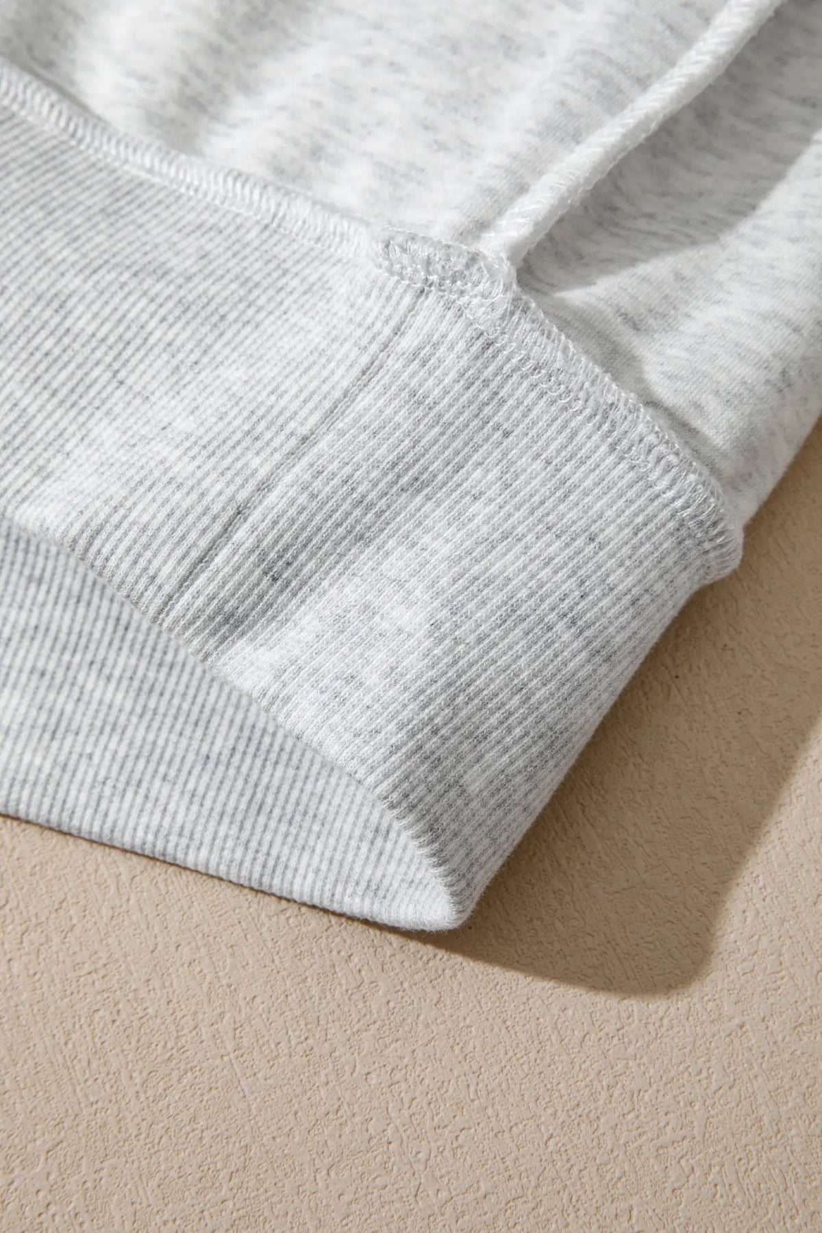 Exposed Seam Detail Reversible Double Wear Plus Size Sweatshirt