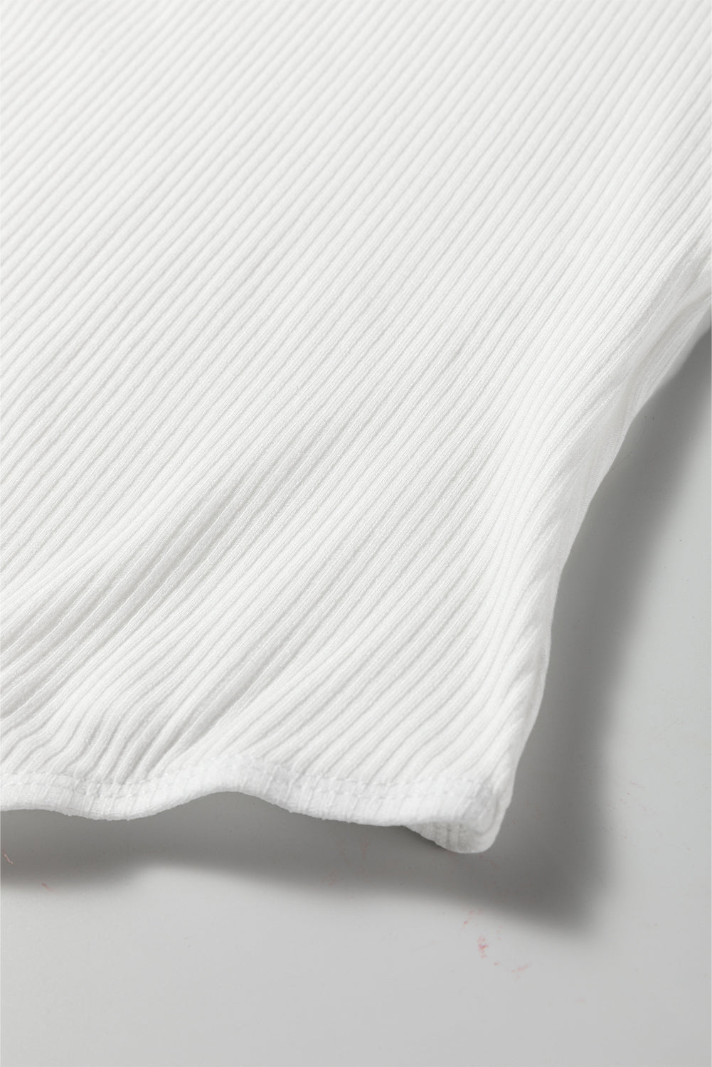 Ribbed Long Sleeve Crew Neck Bodysuit - eAura